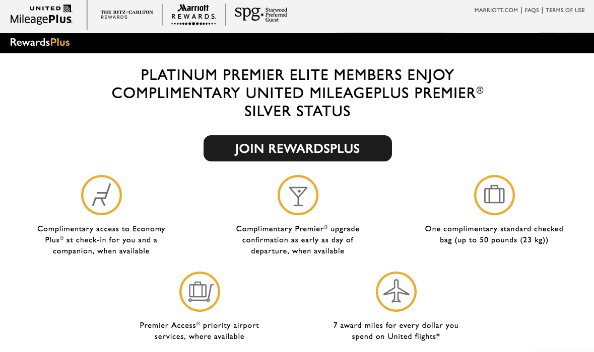 RewardsPlus From Marriott Rewards and United MileagePlus