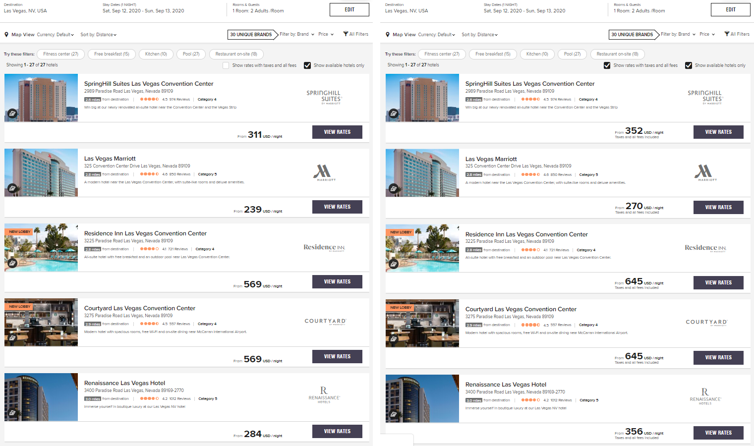 How to Search Marriott Rates Including Taxes & Fees AwardWallet Blog