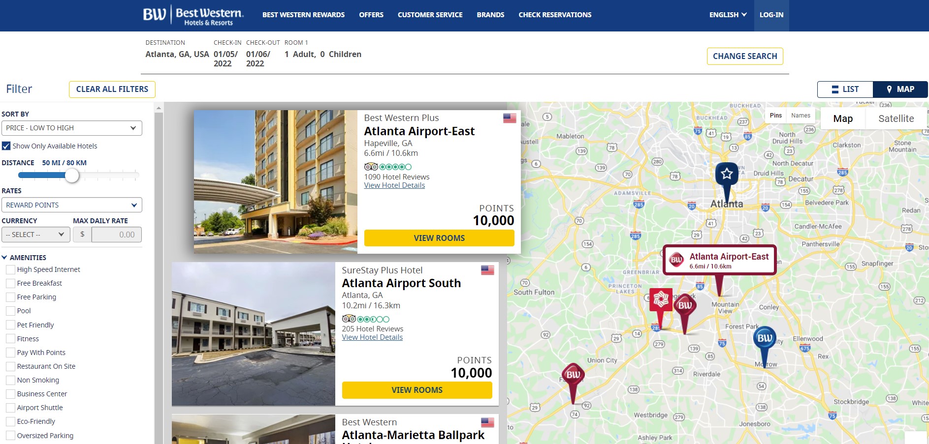 Book Best Western Award Discount Rates, Up to 58 Fewer Points