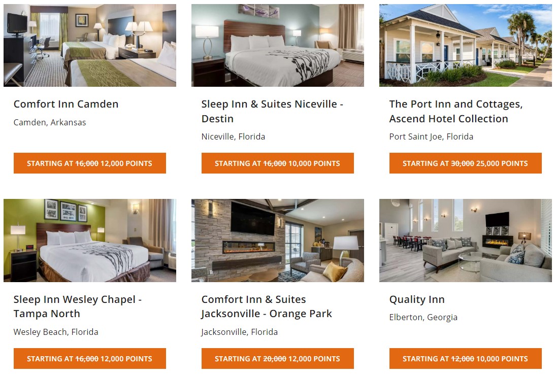 Choice Hotels Releases New Sweet Spot Rewards AwardWallet Blog