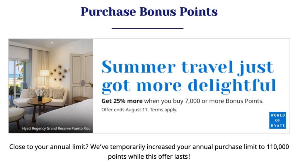 Buy World of Hyatt Points With a 25 Bonus (1.92¢ Each) AwardWallet